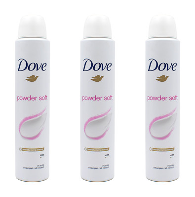 Dove Powder Soft Pulverweich Deo Spray XXL , 3x200ml EAN8720181347252
