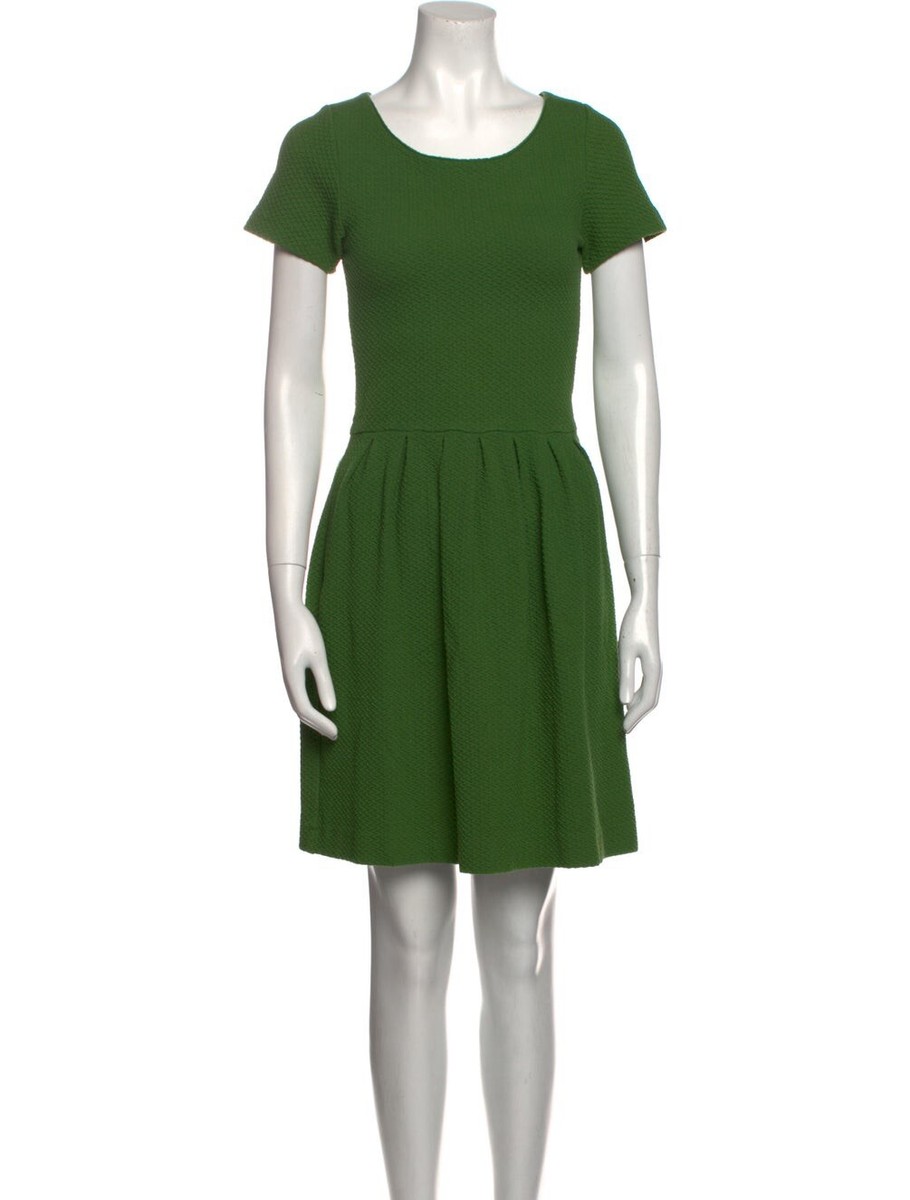 Ganni Green Scoop Neck Mini Size large