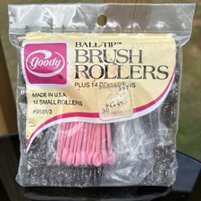 Vintage 1977 New Goody Sealed Small Ball Tip Wire Brush Rollers  Pins