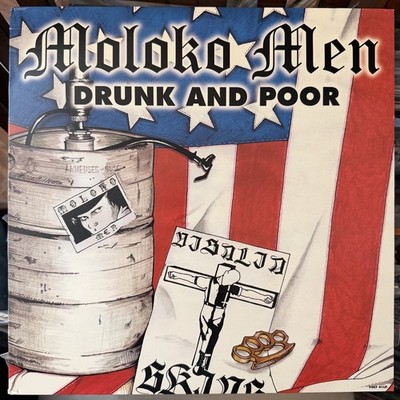 MOLOKO MEN ''Drunk and Poor'' Vinyl LP Punk/Oi Vulture Rock