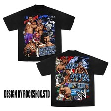 WWE Rey Mysterio vs Eddie Guerrero Retro Premium 100% Cotton T-Shirt