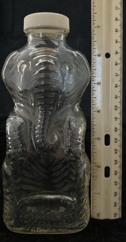 Vintage Glass Elephant Piggy bank