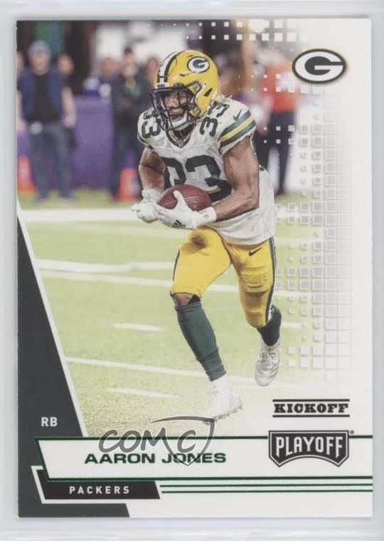 2020 Panini Playoff Kickoff Aaron Jones #160 3a3