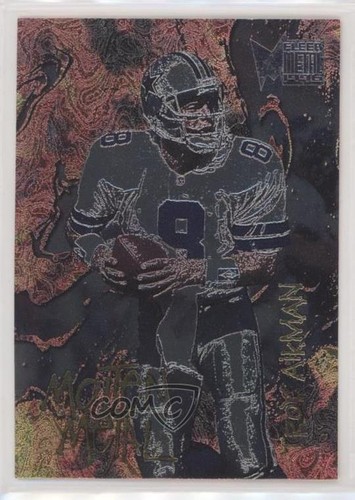 Troy Aikman #1 1996 Fleer Metal Molten card