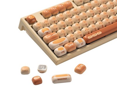 Akko PBT Keycaps Set, Bun Wonderland MOG Profile 138-Key Keycaps for Mechanic...