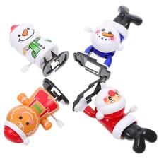  4 Pcs Jouets À Remonter Remontoir De Dessins Animés Enroulés Mécaniques Drôles