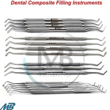 Dental Composite Amalgam Plugger Plastic Filling Restorative Instruments