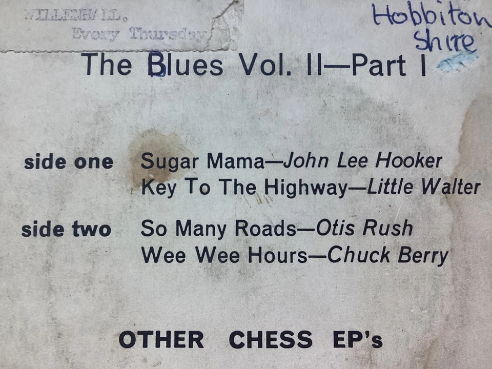 Various 'The Blues Vol 2, Part 1' (CRE6011) V Rare 1965 4 Track UK EP VG/G+ - Image 3 of 4