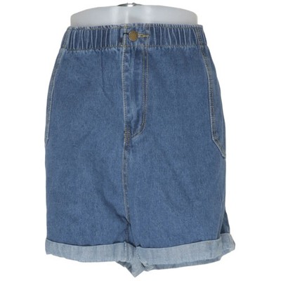 Jeans Shorts, Größe: 3XL, Blau, Baumwolle/Polyester, Einfarbig, Denim #Fwz