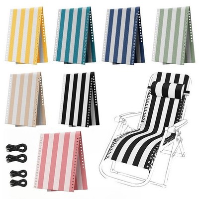 Tragbarer Stuhl Textil Outdoor Liege Bezug Abspülen Sauber für Strandliegen
