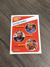 2000-01 Topps Heritage Shaquille O'Neal Karl Malone Gary Payton #146 HOF.