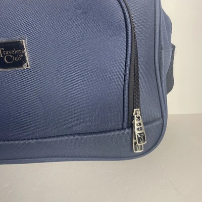 TRAVELERS CLUB LUGGAGE BOARDING CARRY ON TOTE NAVY BLUE - NAVY BLUE