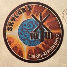 SKYLAB 2 (MANNED SKYLAB I) LAUNCH KSC 25 MAY 1973 PATCH CACHET AS PICTURED