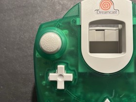 OEM Sega Dreamcast Clear Green Controller HKT-7700 Authentic Tested & Works!