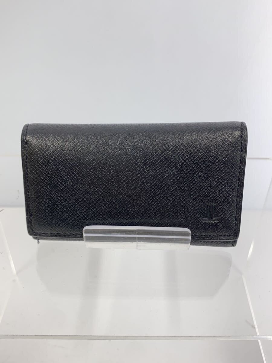 LANVIN Black Solid Color Key Case for Men
