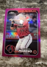 2024 Topps Chrome - Gabriel Moreno #21 Pink Refractor