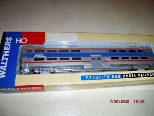 WALTHERS HO CHICAGO METRA PS DD CABINA DE CERCANÍAS COCHE ARTÍCULO #932-6262 - ¡NUEVO EN CAJA! | Condition: New