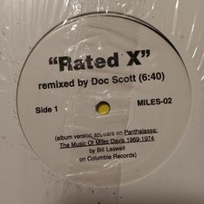 Miles Davis Doc Scott Jamie Myerson - Rated X - 1999 - MILES-02 - New - Sealed