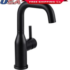 Modern Bar Prep Faucet 360 Swivel Spout Single Handle Water Saver Metal Design