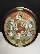 Seiko Melodies in Motion Musical QXM574BRH Wall Clock For Parts Not Working