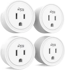 Smart Plug Mini 4-Pack, Wi-Fi Outlets for Smart Home, Remote Control Lights and