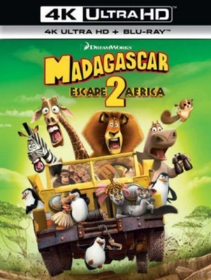 Madagascar: Escape 2 Africa - 4K UHD Bluray - PRESALE JUL 21/26 - Dreamworks