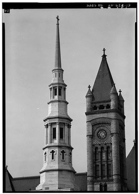 Photo:Cathedral City Hall Tower Spire 1900s Exterior Architectural Detail