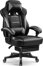 Gaming Chair with Footrest Big and Tall Game Chair 350lb Racing Style Computer