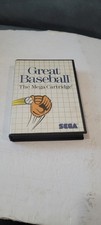 Great Baseball The Mega Cartridge Sega Master System 