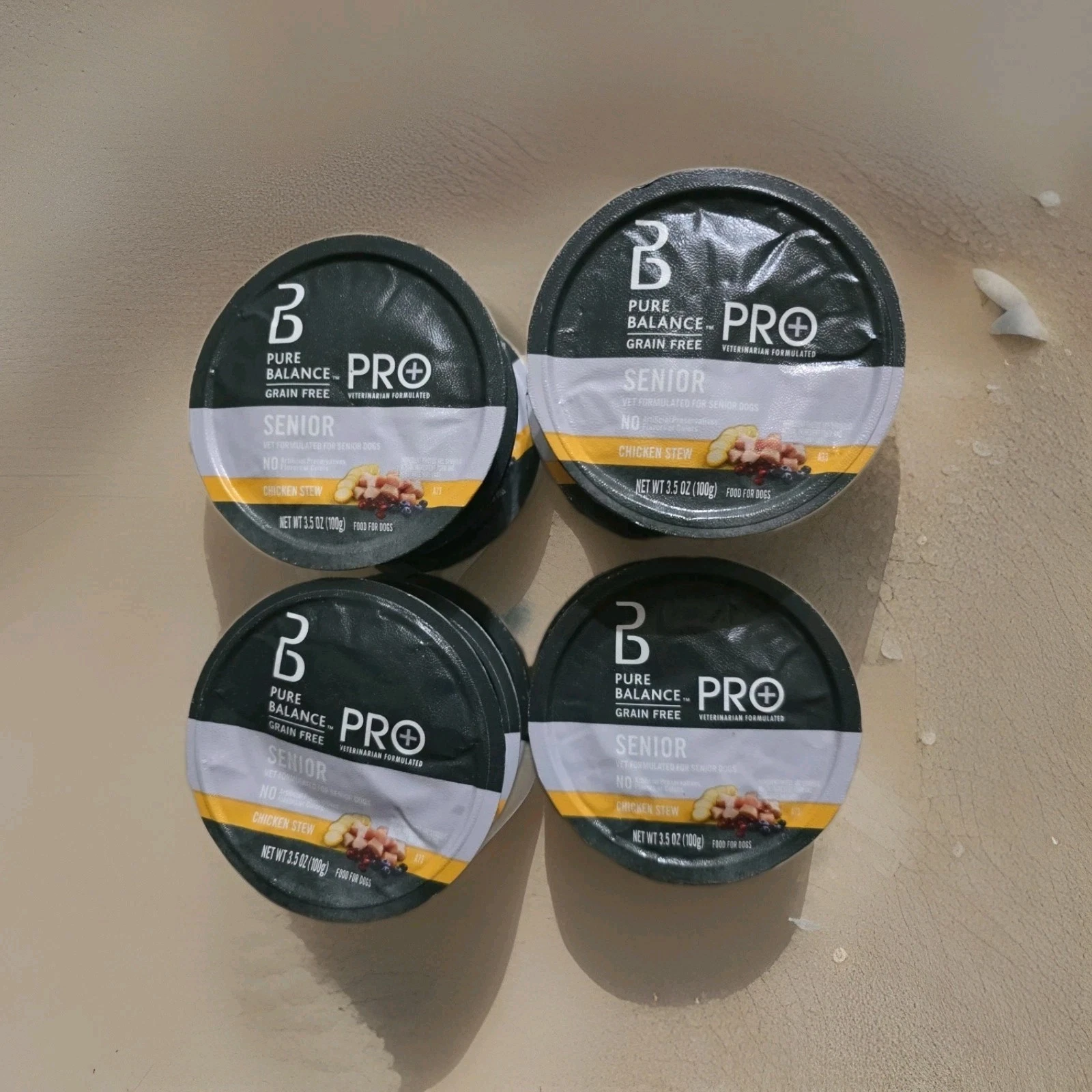 (11 pack) Pure Balance Pro+ Grain Free Senior Chicken Stew Wet Dog Food 3.5oz