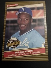 Donruss Topps Leaf Bo Jackson Kansas City Royals Card Lot - 1986 1988 1989