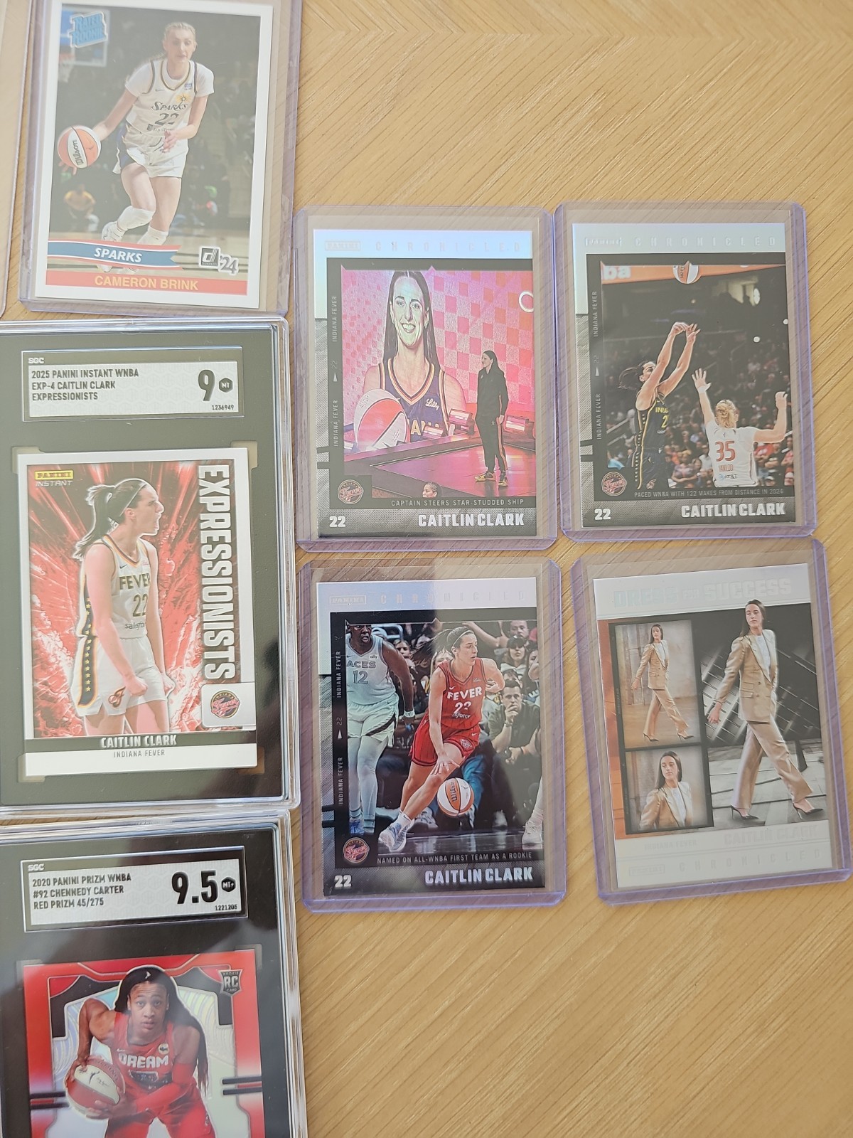 Massive WNBA LOT CAITLIN CLARK PAIGE BUECKERS CITRON BRINK AJA SOPHIE PSA10 view 2