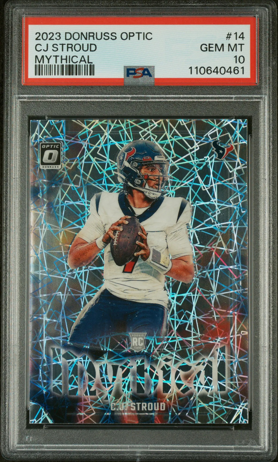 2023 Panini Donruss Optic CJ STROUD Mythical Rookie #14 RC PSA 10