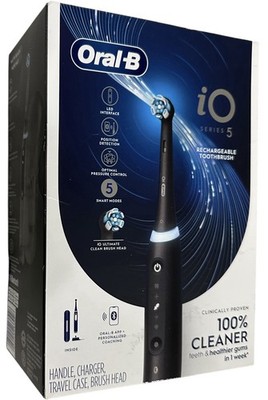 ブラウン　 Oral-B iOシリーズ5 ブラック本体 電動歯ブラシ ブラウンオーラルB 公式 | iO5（マットブラック