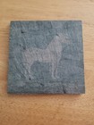 SLATE TILE LASER ENGRAVED HORSE ADVERTISING — photo 1