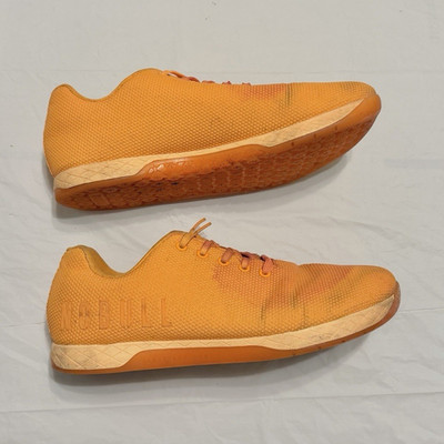 NOBULL Trainer Shoes Orange Knit Cross Training Sneakers Men's 13.5 EU 48