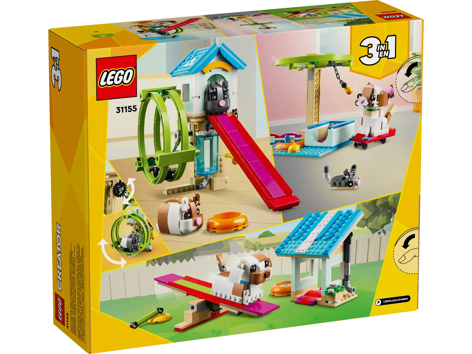 LEGO Creator 31155: Hamsterrad 3-in-1 Kleintier-Spielset Spielzeug | NEU/OVP - Bild 8