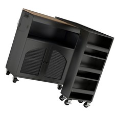 Modern Kitchen Island With Storage Rolling Cart