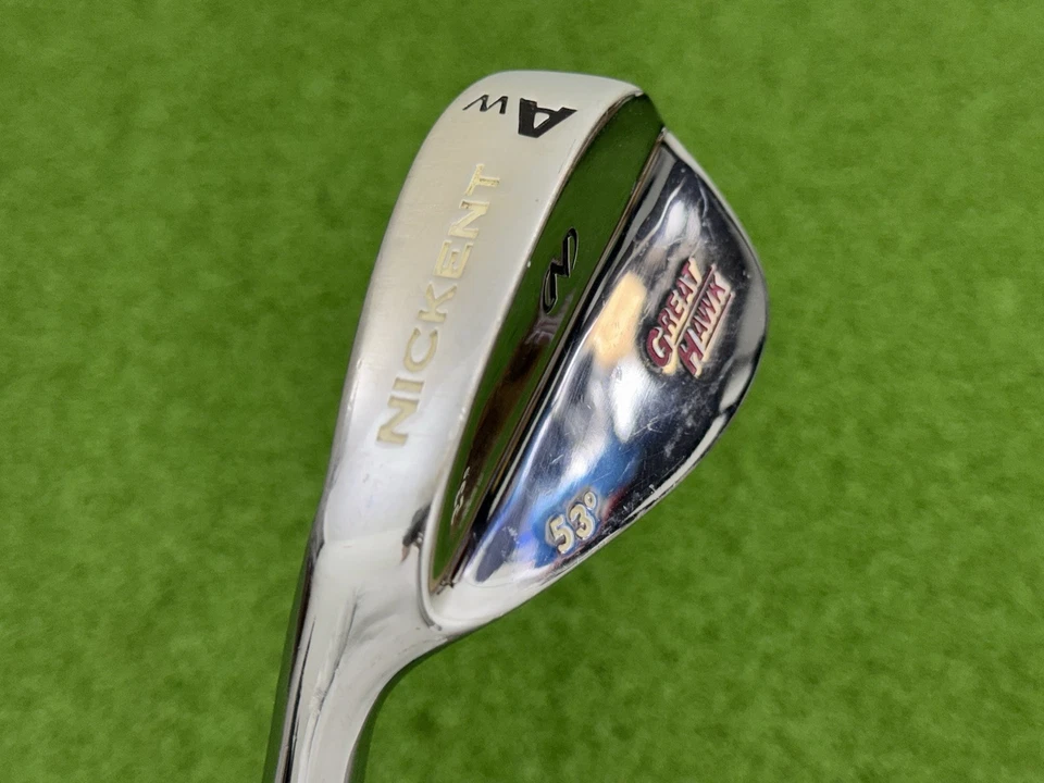 Nickent Golf GREAT HAWK "A" GAP WEDGE 53* Left Handed Steel Dynamic Gold AW GW - Image 2 of 4