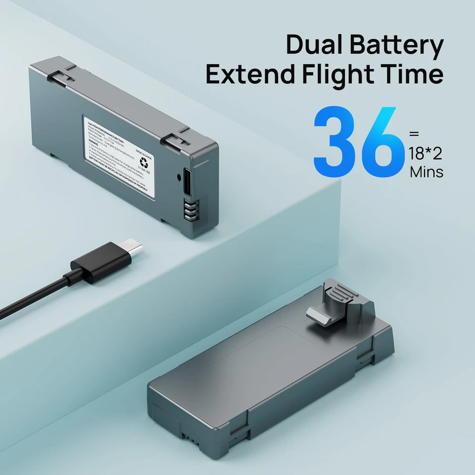 Drones with Camera for Adults 4k UHD, S20 Lite Brushless Motor FPV Foldable R... - Image 3 of 4