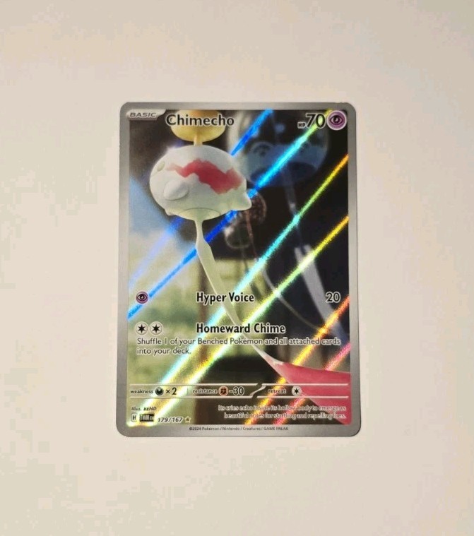 Pokemon Chimecho 179/167 Illustration Rare Twilight Masquerade NM