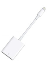 SD Card Reader and Adapter for iPhone iPad Lightning Connection to SD Card USED