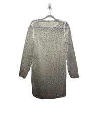 Sequence sheer dress