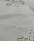 Vintage Hand Embroidered Linen Tablecloth-58”x41”-Detailed & Vivid Embroidery — photo 8