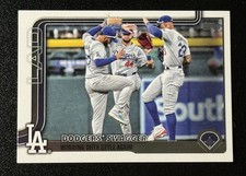 Los Angeles Dodgers Checklist WS Champions - 2025 Topps Series 1