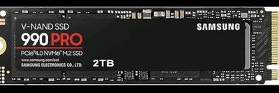 Samsung 990 PRO NVMe M.2 SSD, 2 TB, PCIe 4.0