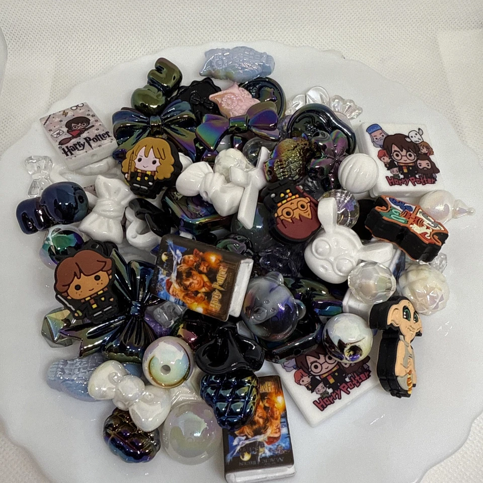 Harry Potter Mezcla Silicona Cuentas Focales para Bolígrafos Cuentas Foto 3 de 4