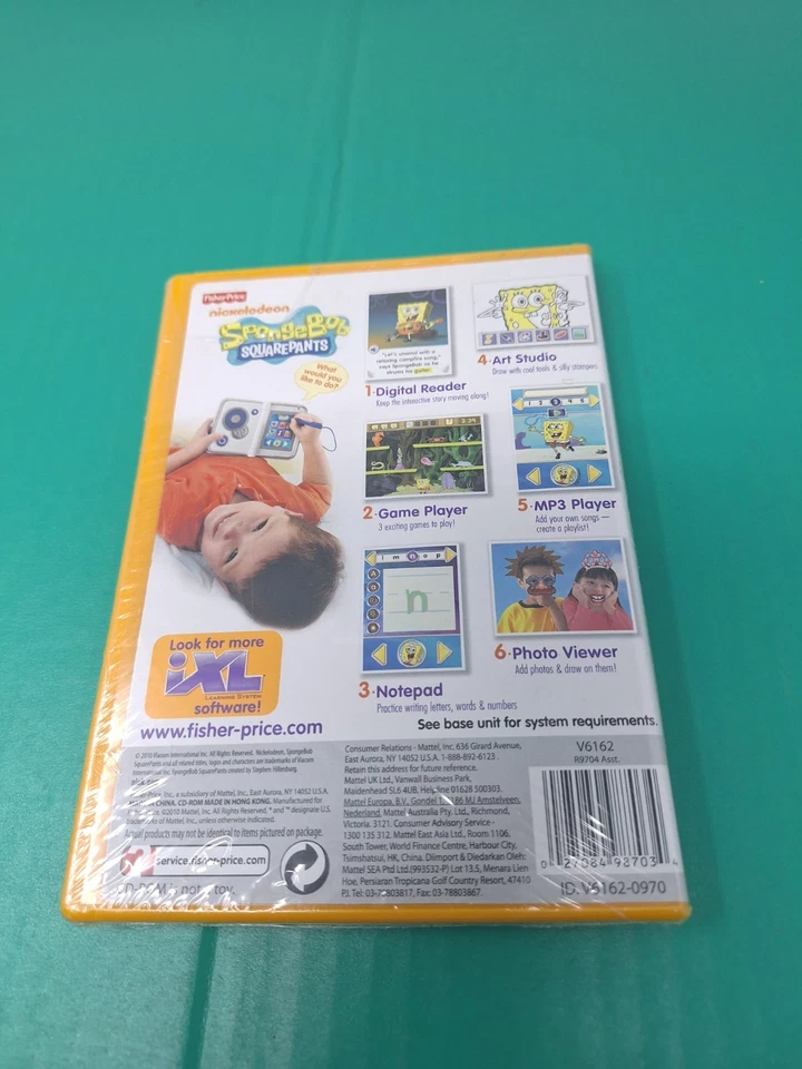 Fisher Price iXL Learning System Software - SpongeBob SquarePants Ages 3-7 New! - Image 2 of 2