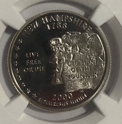 2000 S - Washington State Quarter - New Hampshire NGC PF70 Ultra Cameo - Picture 3 of 4