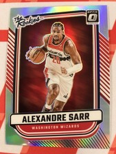 2024-25 Donruss Optic #2 Alexandre Sarr The Rookies Holo Washington Wizards